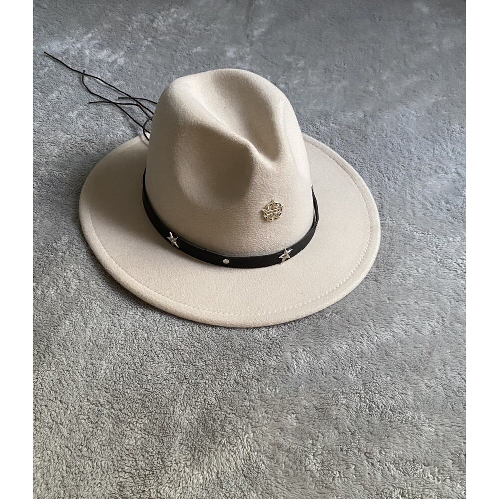 Western Cowgirl Hat Rodeo Style sheriff’s pin Hat